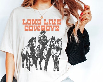Cowboy Shirt, Western Tshirt, Western Cowboy Shirt, Cowboy T-Shirt Women, Vintage Western, Retro Western Tshirt, Country Western Shirt