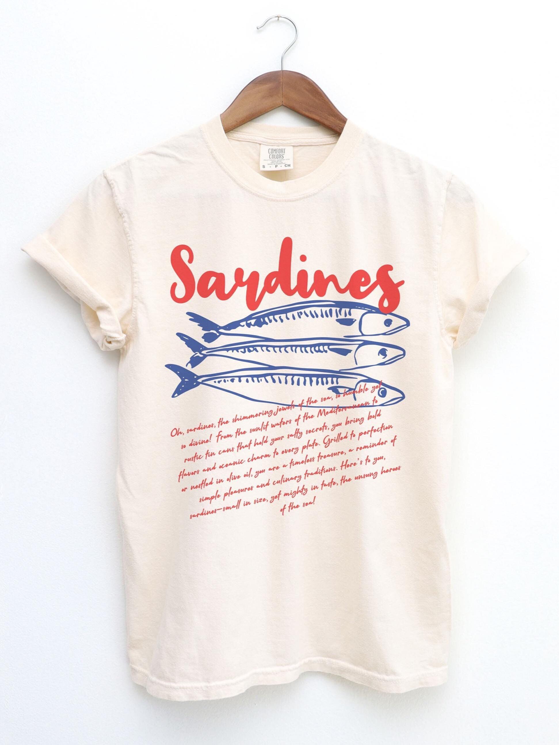 Sardines Shirt, Sea Shirt, Sardines Tshirt, Sardine Tee, Coastal T