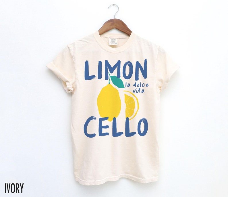 Limoncello Shirt, Lemon Shirt, Amalfi Coast, Italy TShirt, Vacation T-Shirt, Preppy Shirt, Lemons Tee, Cocktail T Shirt, Retro Graphic Tee