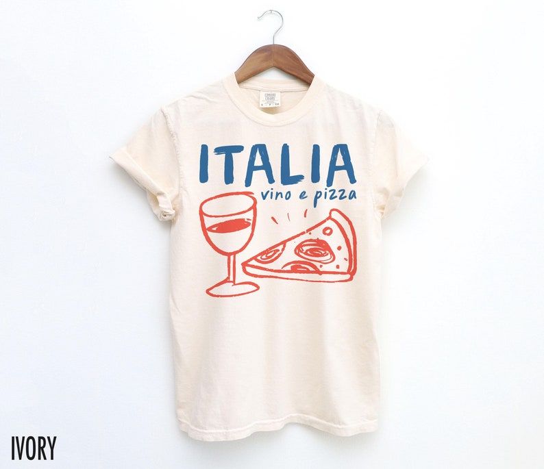 Pizza and Wine Shirt