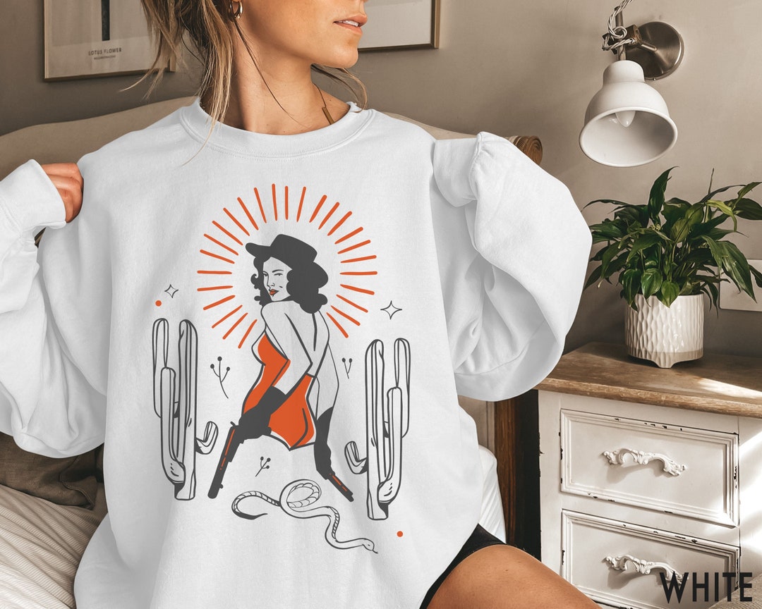 Cowgirl Country Club Crewneck Sweatshirt main image 1