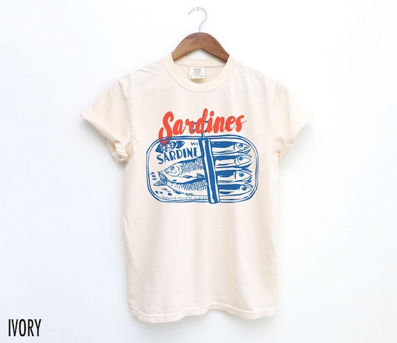 Sardines Shirt, Tinned Fish Shirt, Sardines Tshirt, Vintage