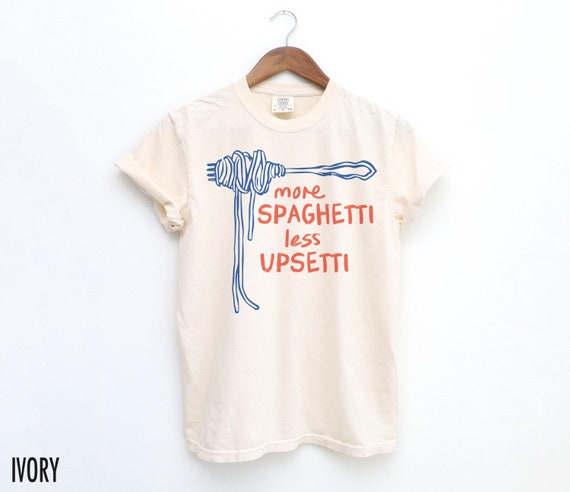 Spaghetti Shirt, Funny Food Shirt, Foodie T Shirt, Food Humor, Funny Saying TShirt, Silly T-Shirt, Retro Graphic Tee, Vintage Aesthetic