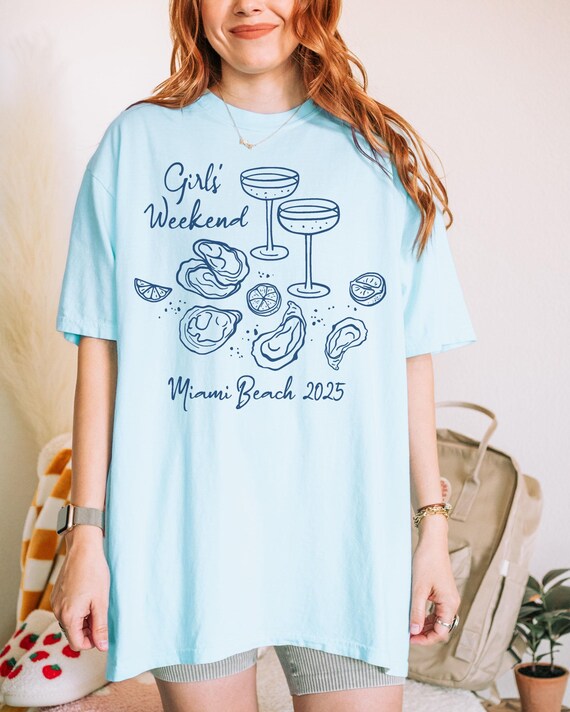Girls Trip Shirts, Girls Vacation Tee, Oysters Champagne