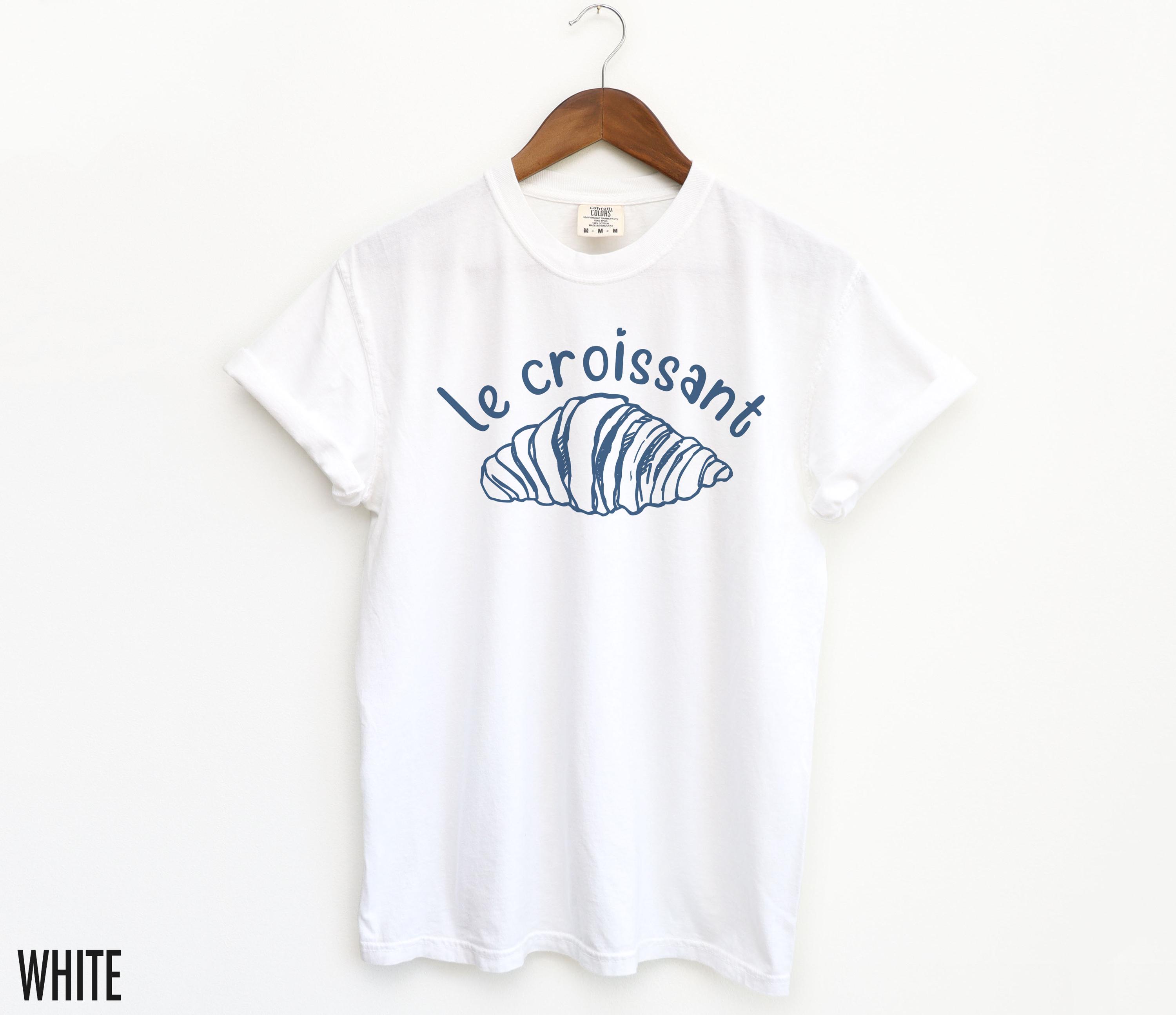 Le Croissant Shirt, Croissant Tshirt, Breakfast Tshirt, French