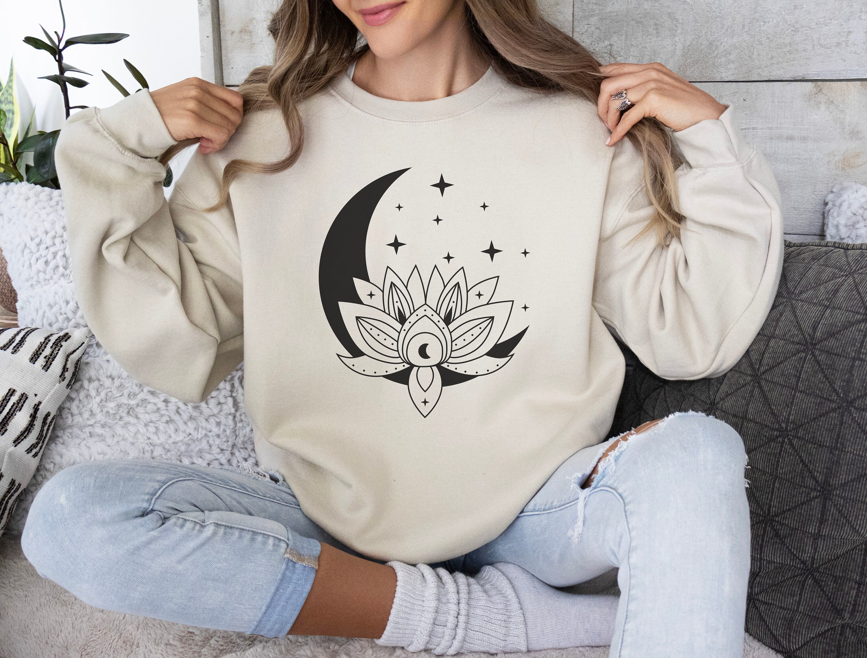 Bohemian Sweatshirt Etsy