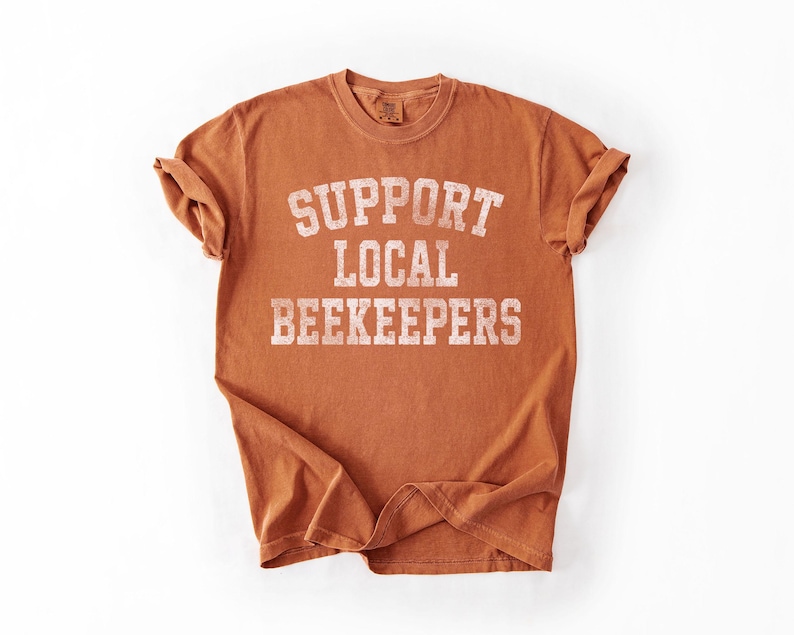 Camiseta de apicultor, camiseta de apoyo a los apicultores locales, camiseta de abejas, estética vintage, camiseta de apicultor, compra local, camiseta de apicultura Yam