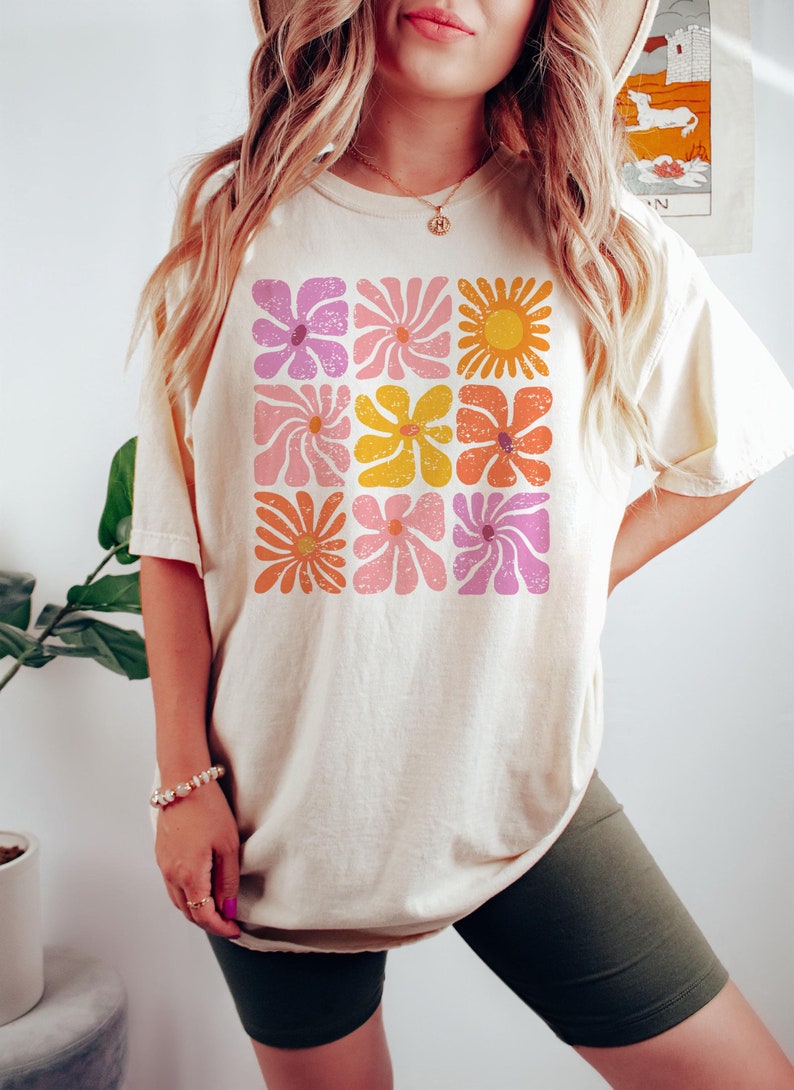 Retro Boho Floral Shirt
