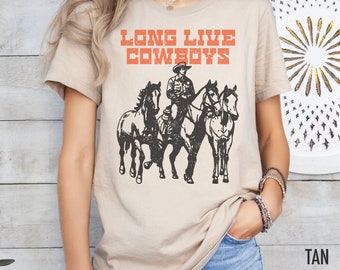 Cowboy Shirt, Western Tshirt, Western Cowboy Shirt, Cowboy T-Shirt Women, Vintage Western, Retro Western Tshirt, Country Western Shirt