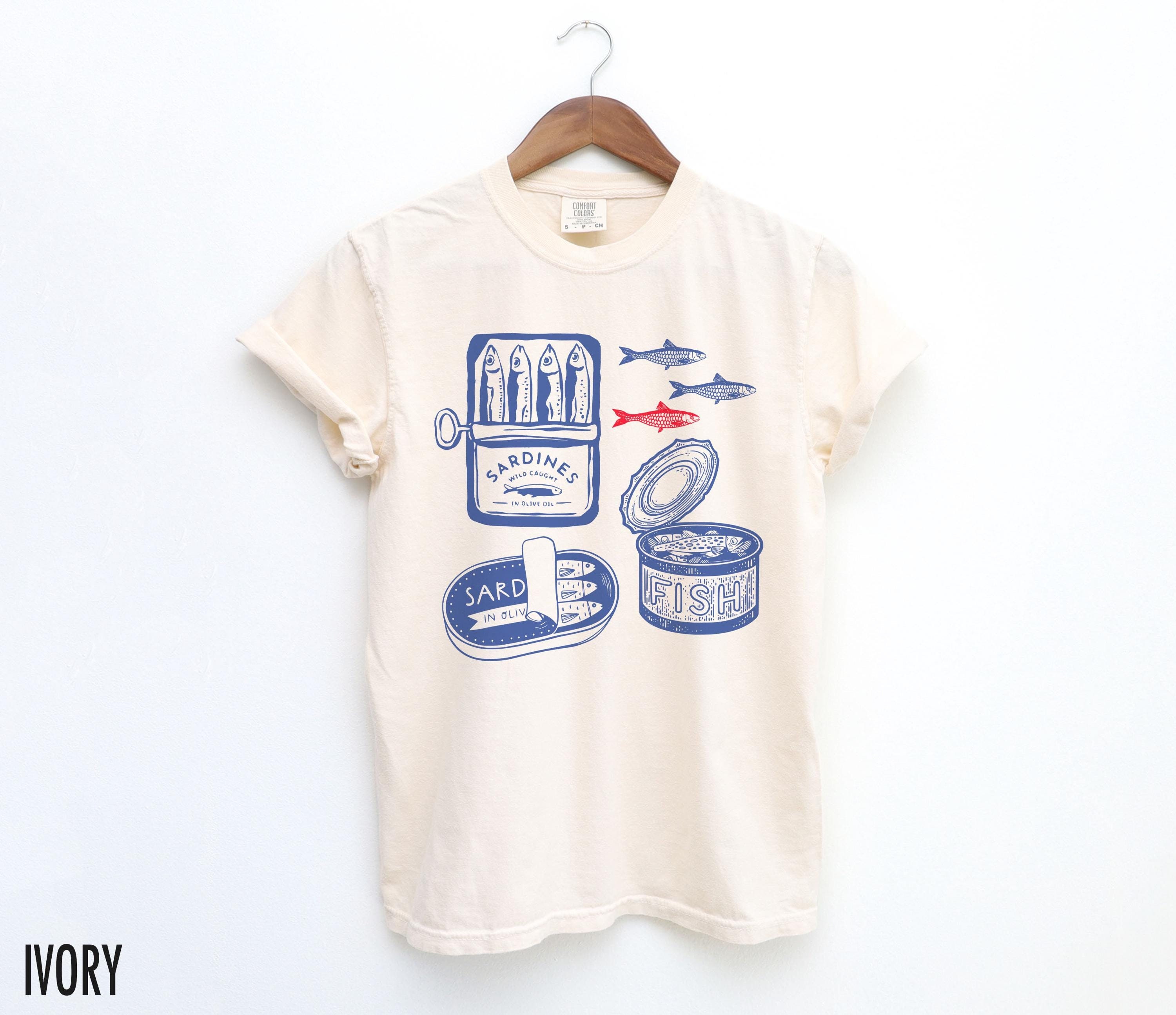 Sardines Shirt, Tinned Fish Shirt, Sardines Tshirt, Coastal Shirt