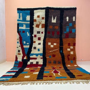 Cozy Kids Throw Blanket - Soft Fleece, Modern Geometric Pattern