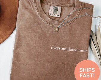 Comfort Colors Overstimulated Shirt for Mom, Cowboy Frog Shirt, Unhinged TShirt, Weirdcore Clothing, Gen Z Shirt, Weird Stuff Funny TShirt
