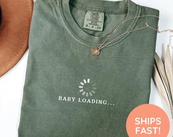 Comfort Colors Pregnancy Announcement T-shirt, funny pregnancy shirt, Pregnancy Reveal Tee, Baby Shower Gift, Mom Shirt, New Mom Shirt
