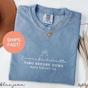 Wine Bachelorette Party Shirts Custom Bachelorette Party Shirts Bride on Cloud Wine Bridal Party Shirts Luxury Bachelorette Comfort Colors