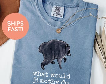 Jimothy Raccoon Comfort Colors Shirt, Jimothy Raccoon Tshirt, Seattle Racoon Shirt, Jimothy Raccoon Viral Shirt, Famous Seattle Raccoon Tee