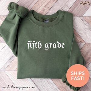 Fifth Grade Teacher Sweatshirt, 5th Grade Teacher Crewneck, Fifth Grade Sweatshirt, Fifth Grade Teacher Sweater, Fifth Grade Teacher Gift