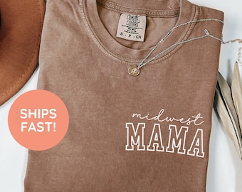 Comfort Colors Midwest Moms Club, Chicago Mom Shirt, Mom Life Shirt, Funny Midwest T, Midwest Mama Tee, Shirt for Midwest Moms, Best Mama
