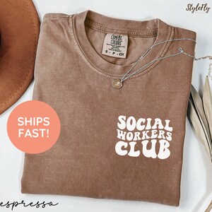 Social Workers Club Shirt, Gift for Social Worker, New Social Worker Gift, Social Worker Appreciation Shirt, Mental Health Advocate Tee
