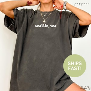 Comfort Colors Pacific Northwest Shirt, 206 T-shirt, Minimalist Seattle Shirt, Seattle Gift, Gift for Seattleite, Seattle Tee, 206 Represent