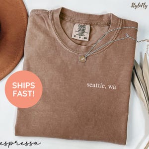 Comfort Colors Pacific Northwest Shirt, 206 T-shirt, Minimalist Seattle Shirt, Seattle Gift, Gift for Seattleite, Seattle Tee, 206 Represent