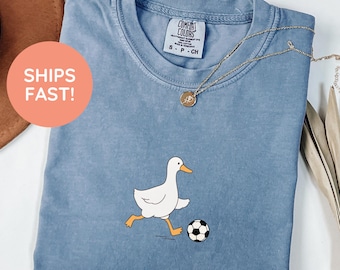 Soccer Player Shirt, Funny Soccer Shirt, Soccer Shirt, Soccer Goose Shirt, Soccer Mom Shirt, Soccer Dad Shirt, Unisex Soccer Shirt