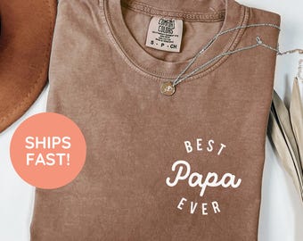 Comfort Colors Best Papa Ever Shirt, Cool Papas Club, Father's Day Shirt, Best Grandpa Shirt, Gramps Shirt, Papa Shirt, Papa Tee, Grandpa