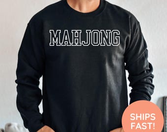 Mahjong Sweatshirt, Filipina Mom Shirt, Mahjong Gift, Mahjong Sweater, Gift for Mahjong Lover, Mahjong Shirt for Her, Mahjong Tee
