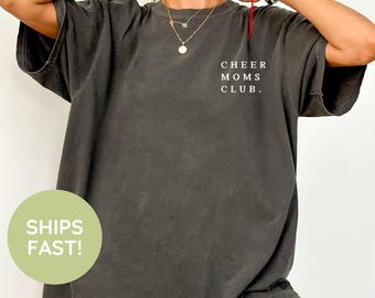 Cheer Mom Shirt, Cheerleading Moms Tee, Cheer Team Gift for Her, Cute Mother's Day Shirt, Cheer Mama Life, Cheer Moms Club, Dance Moms Club