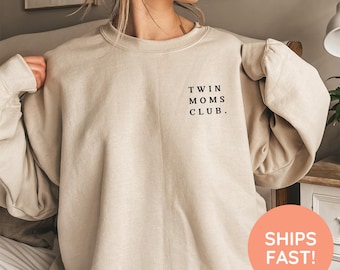 Twin Mom Sweatshirt, Twin Mom Shirt, Twin Mom Sweater, Twin Gift for Mom, Funny Twin Sweatshirt, Twin Mama Sweatshirt, Identical Twin Mom