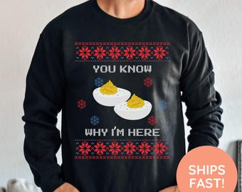 Deviled Eggs Shirt, Thanksgiving Sweater, Food Lover Gift Shirt, Funny Thanksgiving Dinner Sweater, Deviled Eggs Sweater, Thanksgiving Shirt