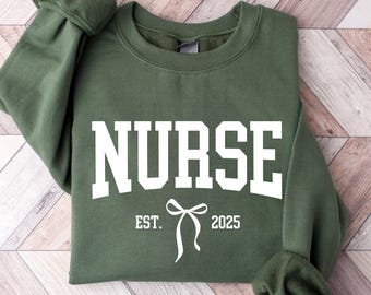 Nurse Sweatshirt, RN Shirt, Cute Nurse Shirt, Nurse Sweatshirt, Nurse Sweater, Nursing School Sweatshirt, Registered Nurse Sweatshirt, 000