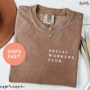 Social Workers Club Shirt, Gift for Social Worker, New Social Worker Gift, Social Worker Appreciation Shirt, Mental Health Advocate Tee