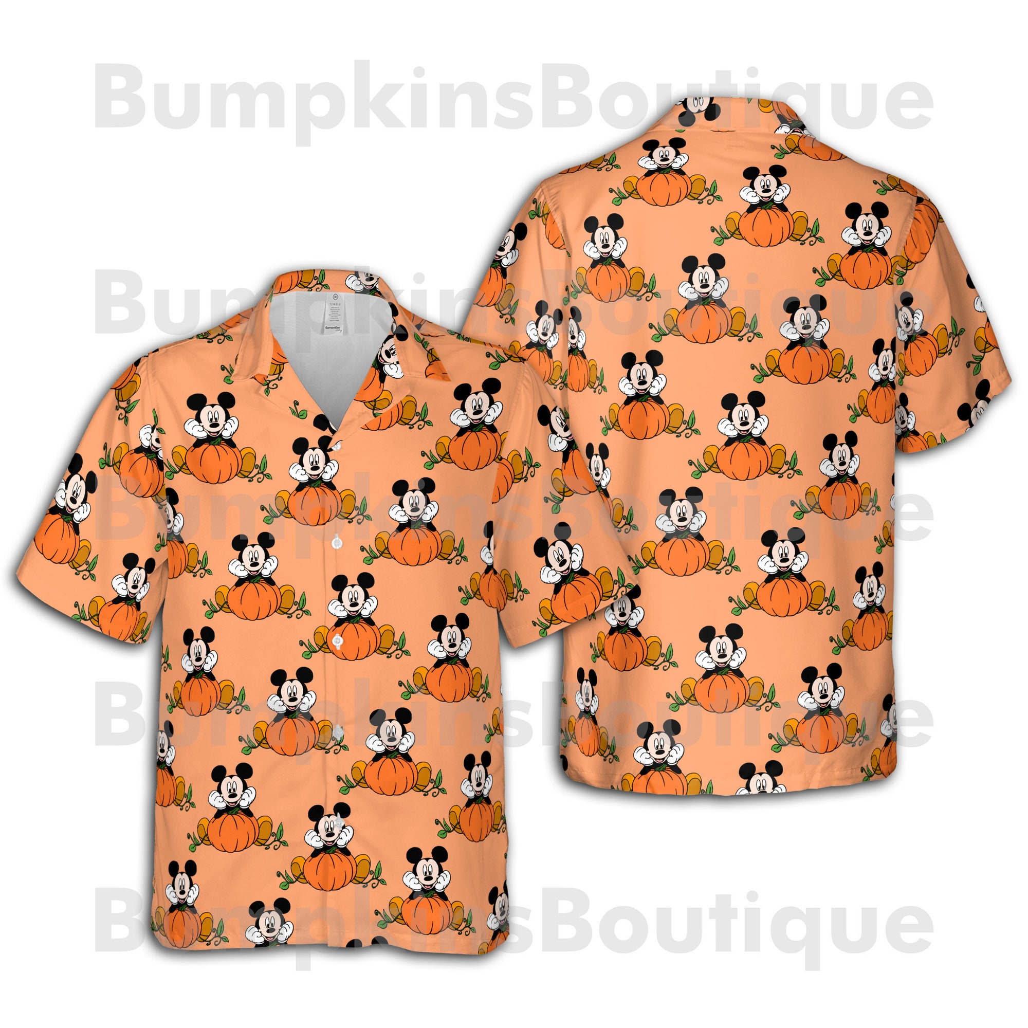 Disney Halloween All-Over Print Unisex Hawaiian Shirt Disney Halloween All-Over Print Unisex Hawaiian Shirt