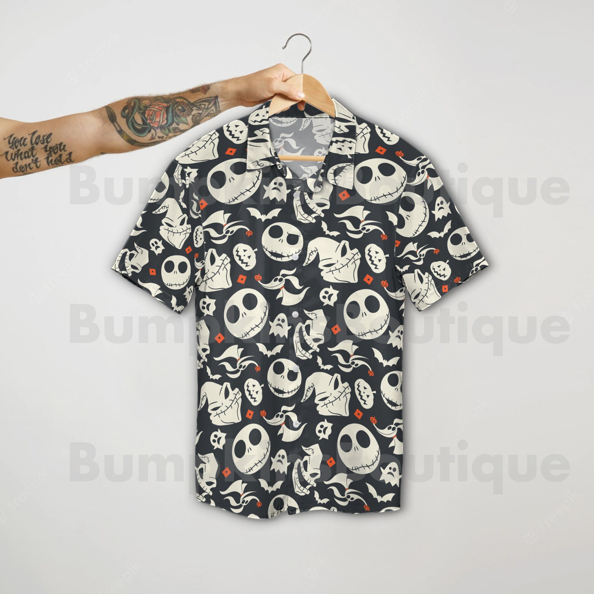 Jack Skellington Halloween Hawaiian Shirt Jack Skellington Halloween Hawaiian Shirt
