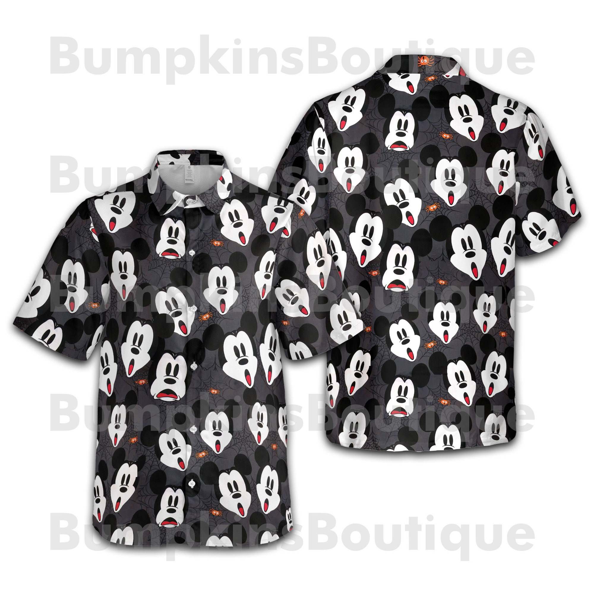 Disney Halloween All-Over Print Unisex Hawaiian Shirt Disney Halloween All-Over Print Unisex Hawaiian Shirt