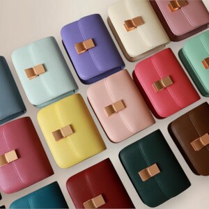 Teen Classic Box Genuine Leather Flap Bag | Small Crossbody Bag | Luxury Shoulder Bag | Messenger Handbag | Small Luxury Evening Party Purse