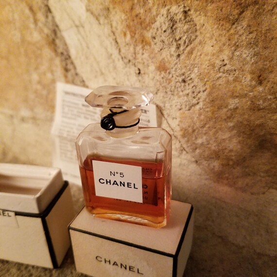 Original Coco Chanel No 5 Perfume Glass Bottle Box Classic Mid Etsy Original Coco Chanel No 5 Perfume Glass Bottle Box Classic Mid Etsy