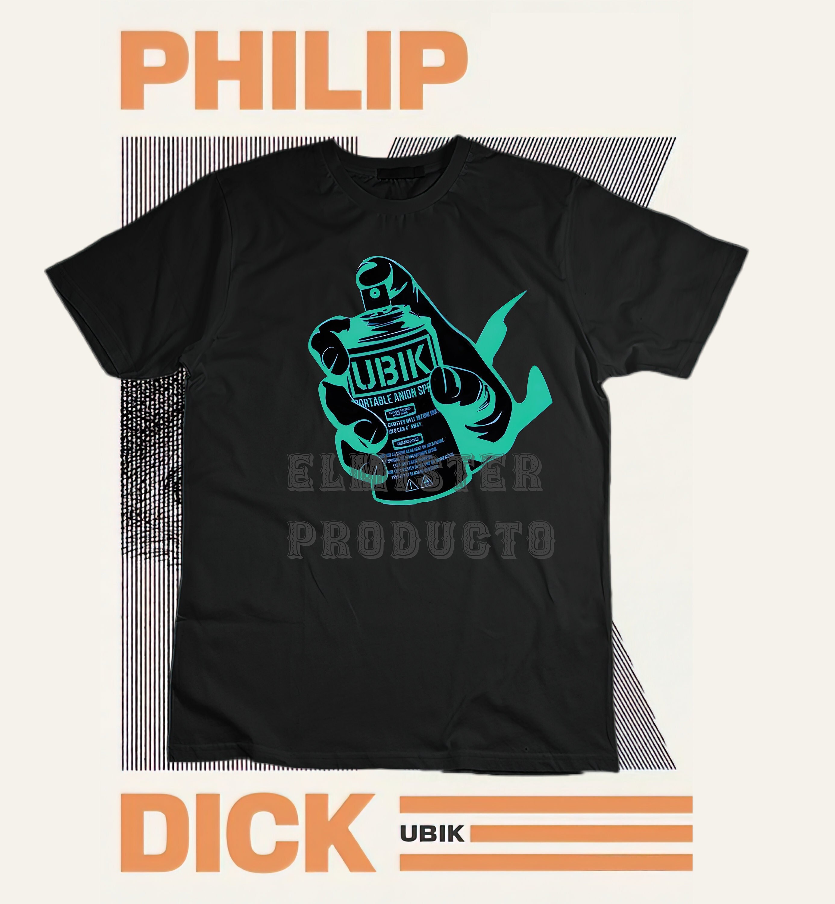 Ubik T-Shirt | Philip K. Dick Merch | Sci-Fi Novel Shirt | Cyberpunk Streetwear | Retro Sci-Fi Tee