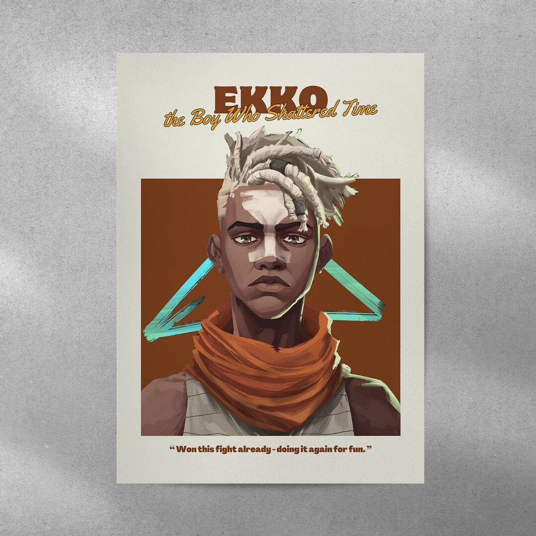 Ekko Poster League of Legends Gaming