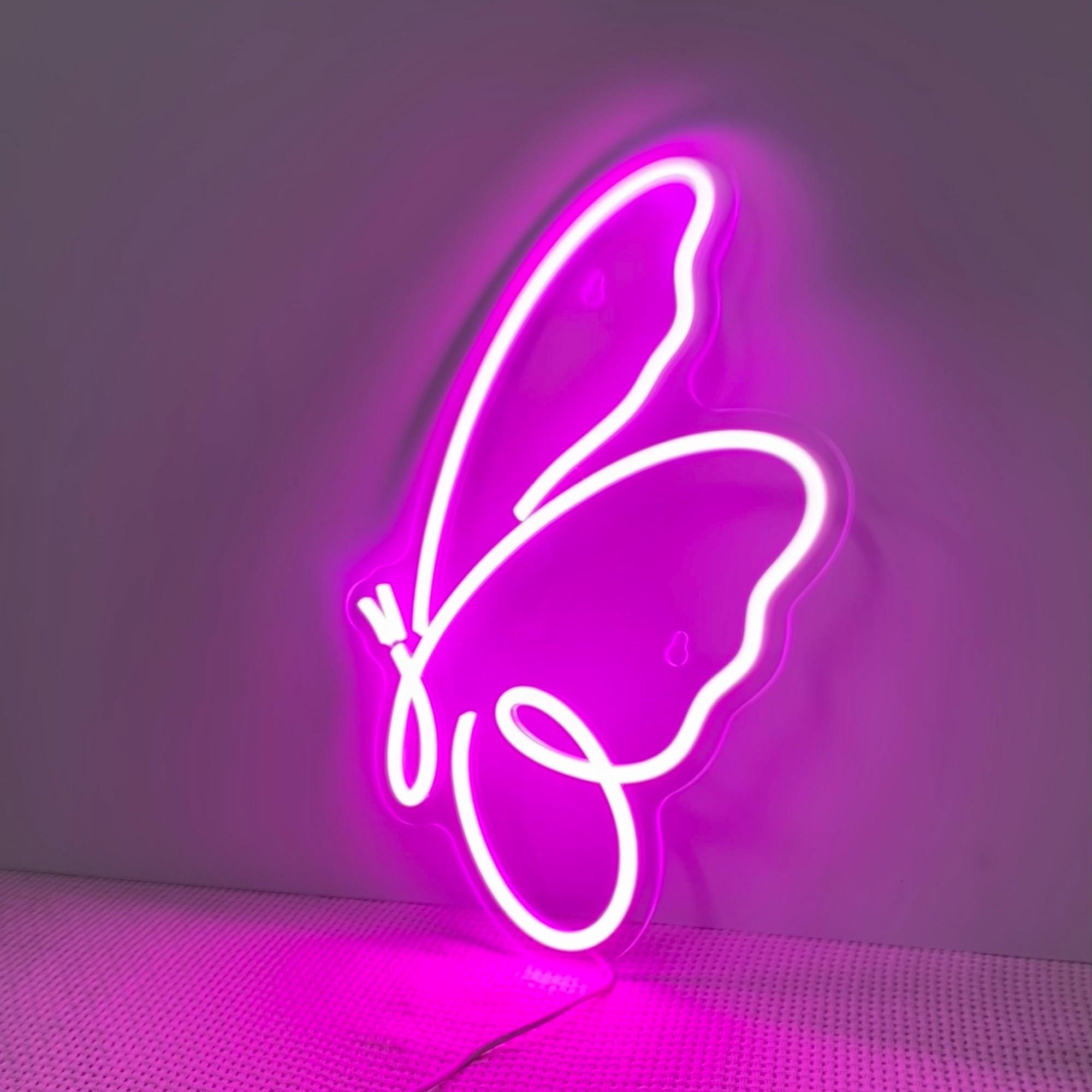 Butterfly Neon Sign, Butterfly Neon Art, Butterfly Led Light Sign, Home Bedroom Decor, Animal Neon Sign, Girls Room Decor Personalized Gifts