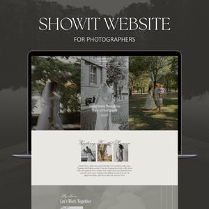 Showit Website Template for Photographer, Boho Photographer Website Template, Showit Website Design, Photography Website