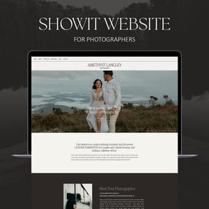 Showit Website Template for Photographer, Boho Photographer Website Template, Showit Website Design, Photography Website