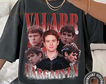 Camiseta Comfort Colors Valarr Targaryen - Sudadera unisex estilo vintage de los 90