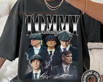 Camiseta retro de Tommy Shelby de Peaky Blinders de Comfort Colors, unisex, estilo vintage.