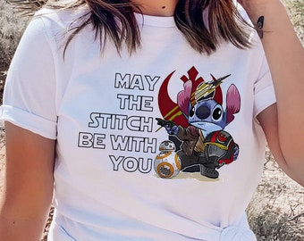May The Stitch Be With You Shirt, Lilo And Stitch Shirt, Stitch Shirt, Stitch Sweatshirt, Family Tee