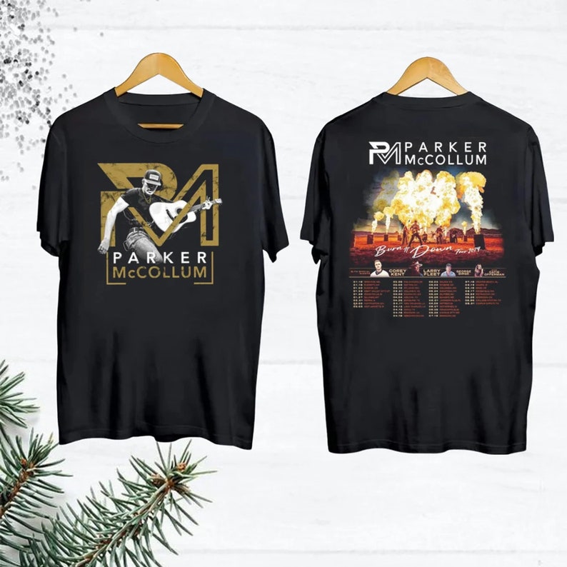 Parker Mccollum Burn It Down Tour 2025 Shirt Mccollum 90s Etsy