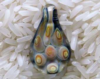 EMBLEM Lampworked Borosilicate Glass Pendant