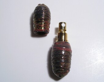 EMBLEM Lampworked Borosilicate Glass Perfume Atomizer