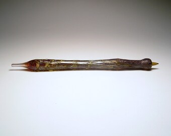 EMBLEM Refillable Lampworked Borosilicate Glass Pen