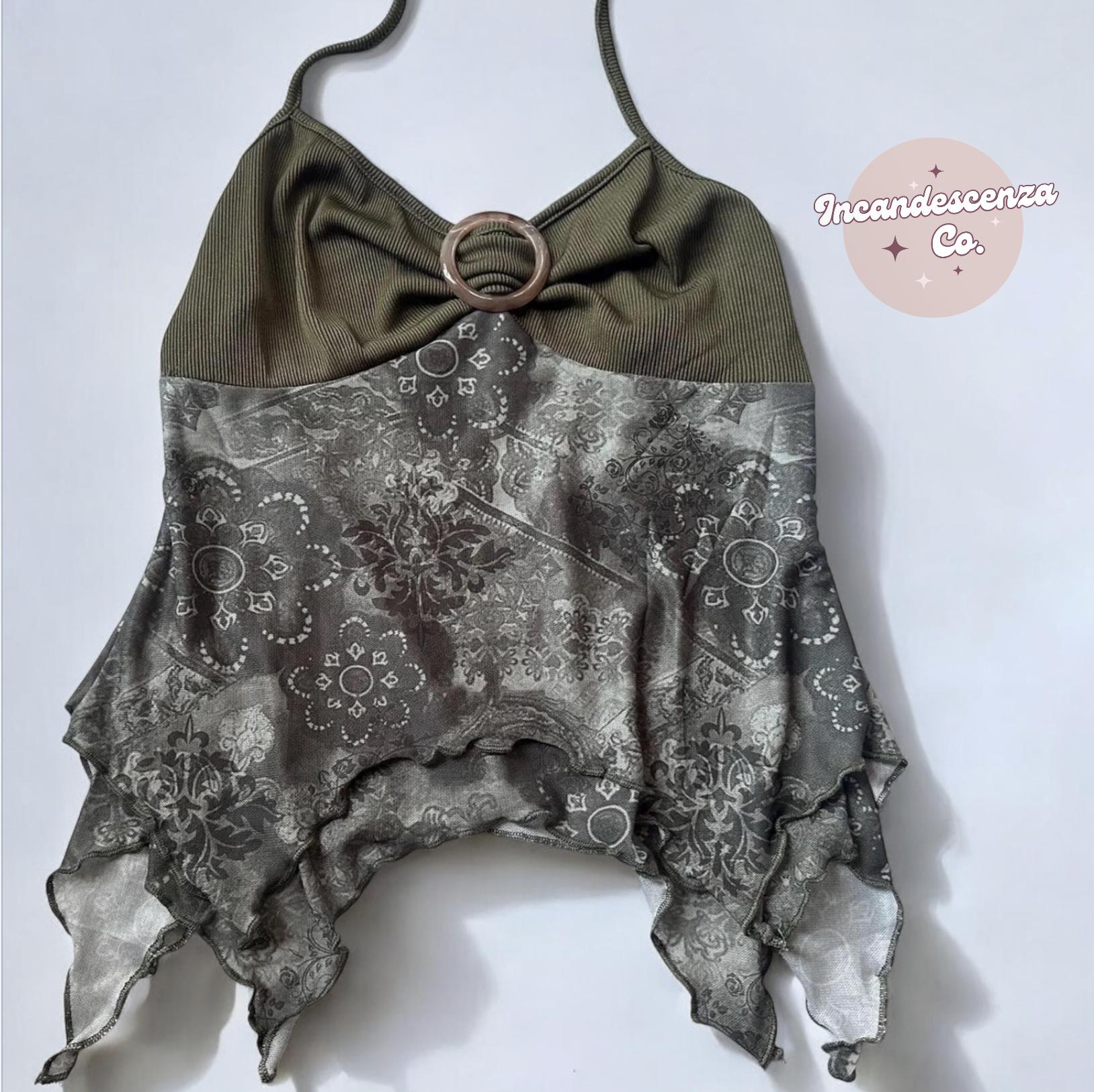 Y2K Vintage Shirt Coquette Fairy Core Shirt Y2K Grunge